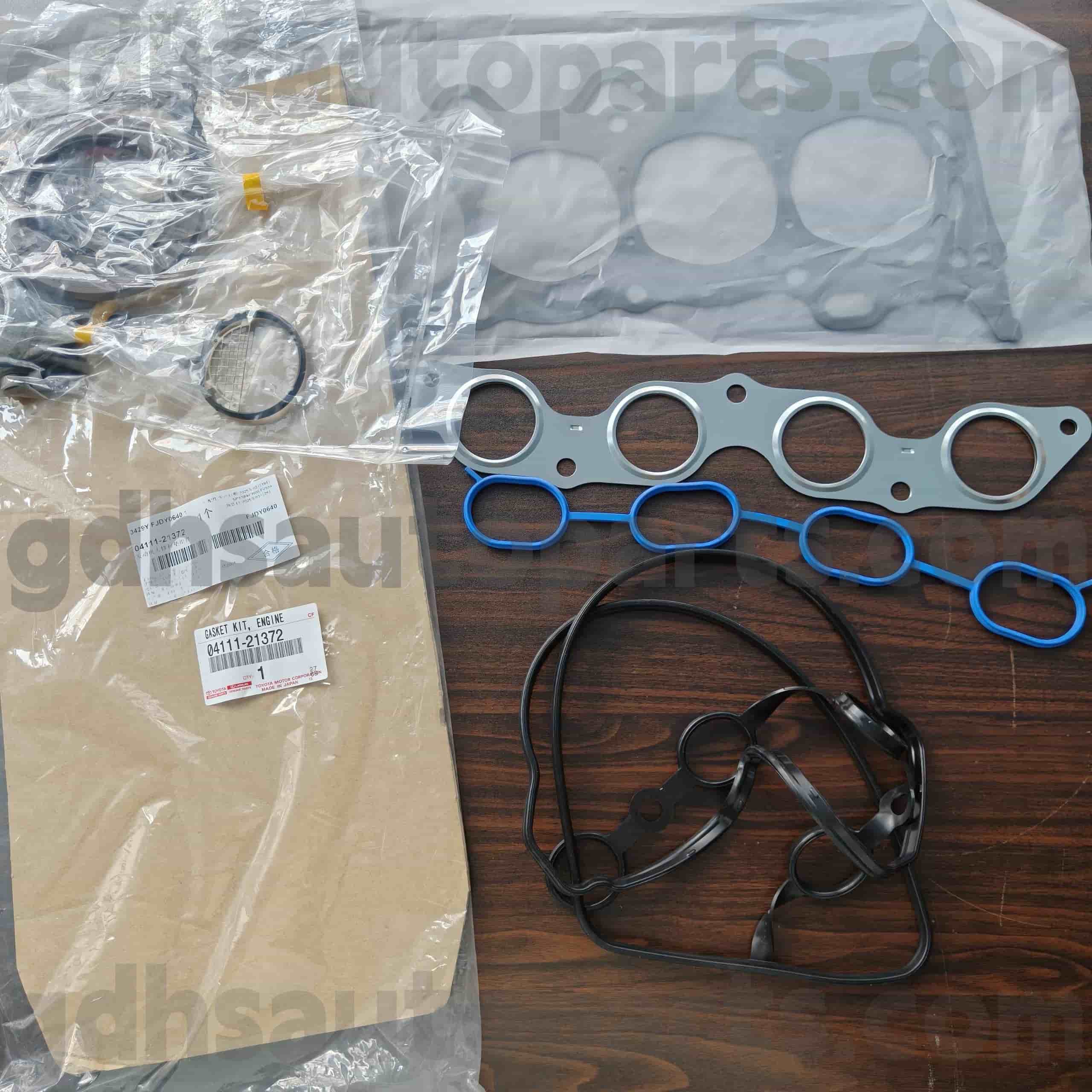04111-21372 TOYOTA Overhaul Bagés Engine Overhaul Kit Kanggo Yaris, Corolla