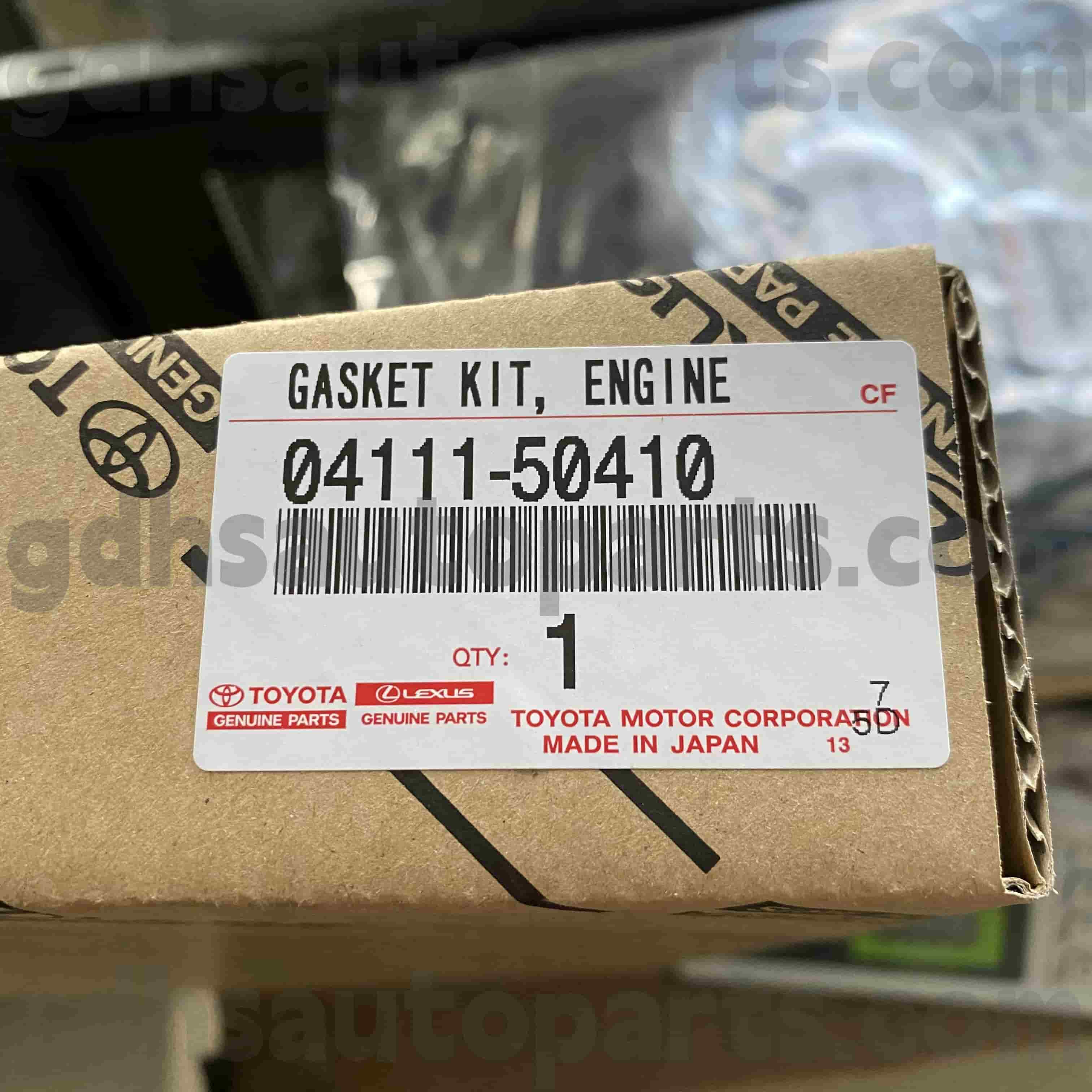 04111-50410 Toyota Parts Engine Overhaul Kit Kanggo Tanah Cruiser