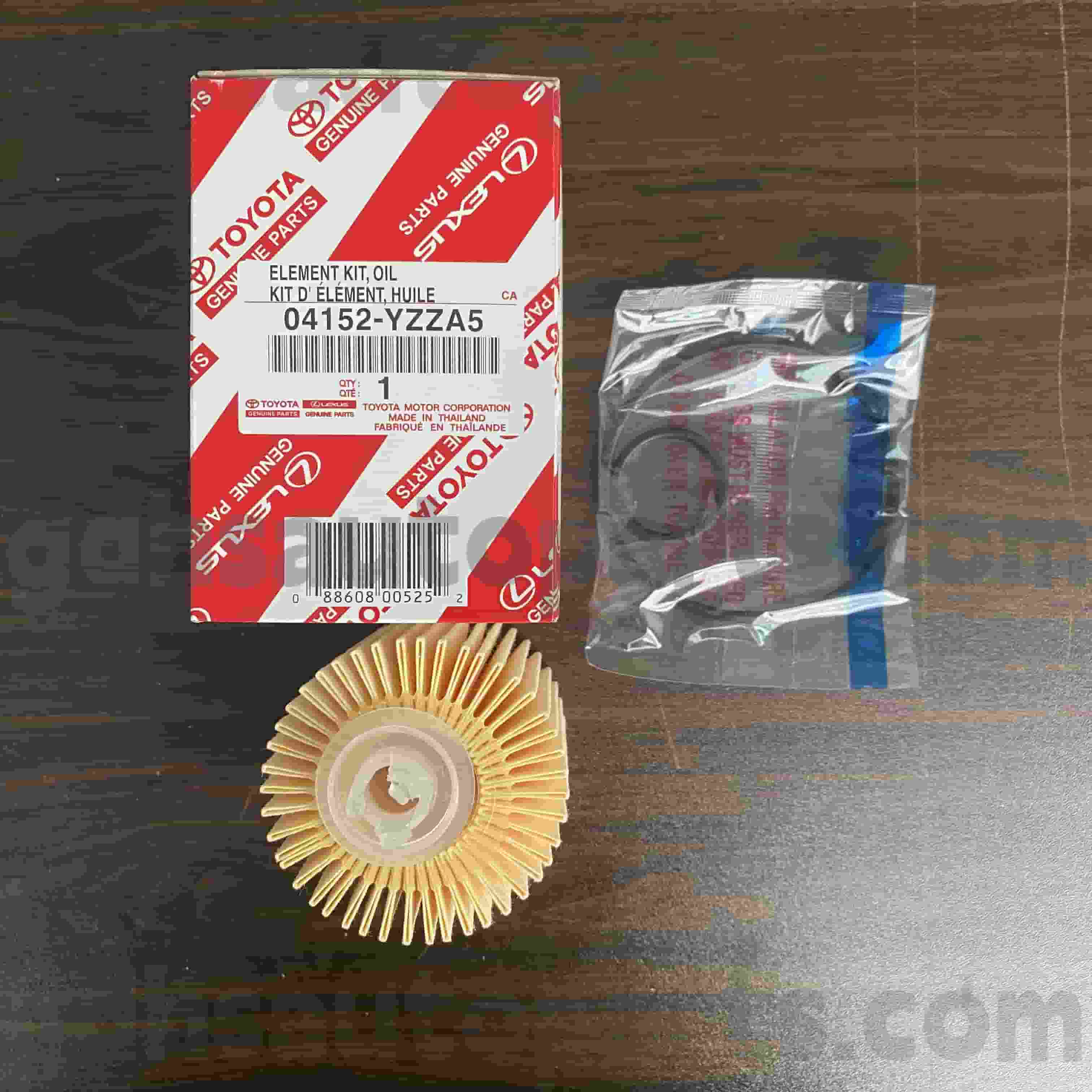 04152-yzza5 Toyota Bagian Minyak Filter Filter kanggo Toyota