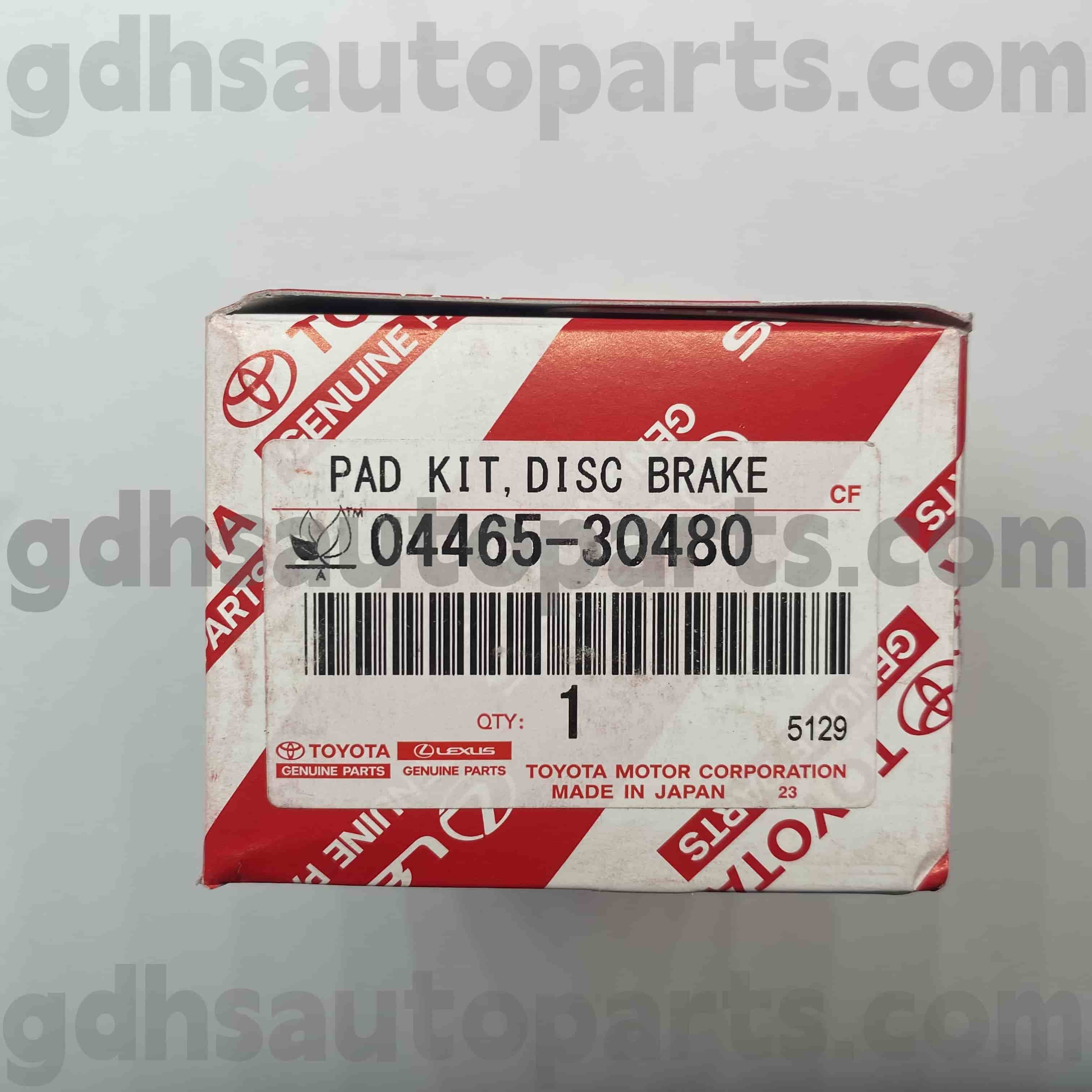 04465480 Toyota Bagéan Brake Bagéan ing Mark X, Mahkota, Lexus minangka seri Chassis ora. Gse30 grx