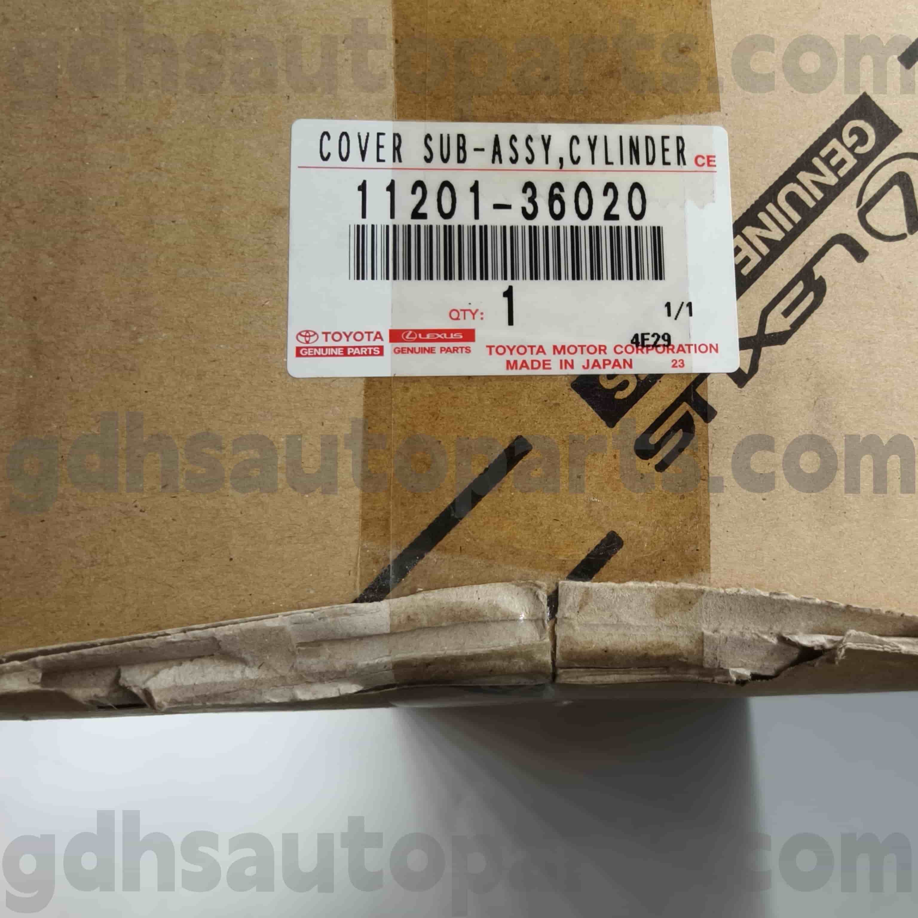 1120155020 Toyota Genuine Baby Dalve Cover Kanggo Harrier / Sato, RAV4, Lexus ES350 / 300h Chasis No.AJAJAJONGH30