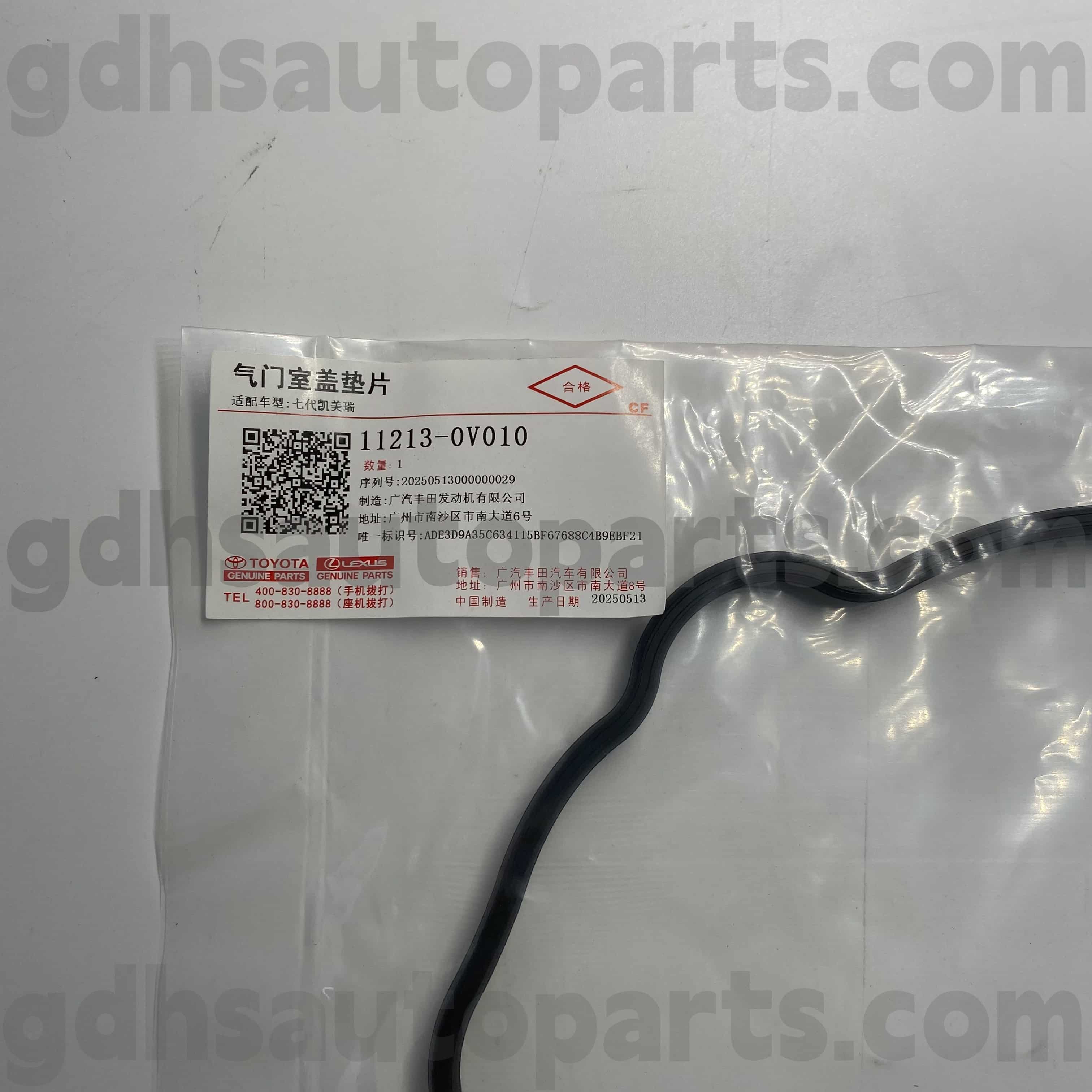 11213-0v010 Toyota Bagéan Katup Pintu Dering Karet Kanggo Camry / Sato, RAV4 SHASSIS No.5ARFE..AAS44