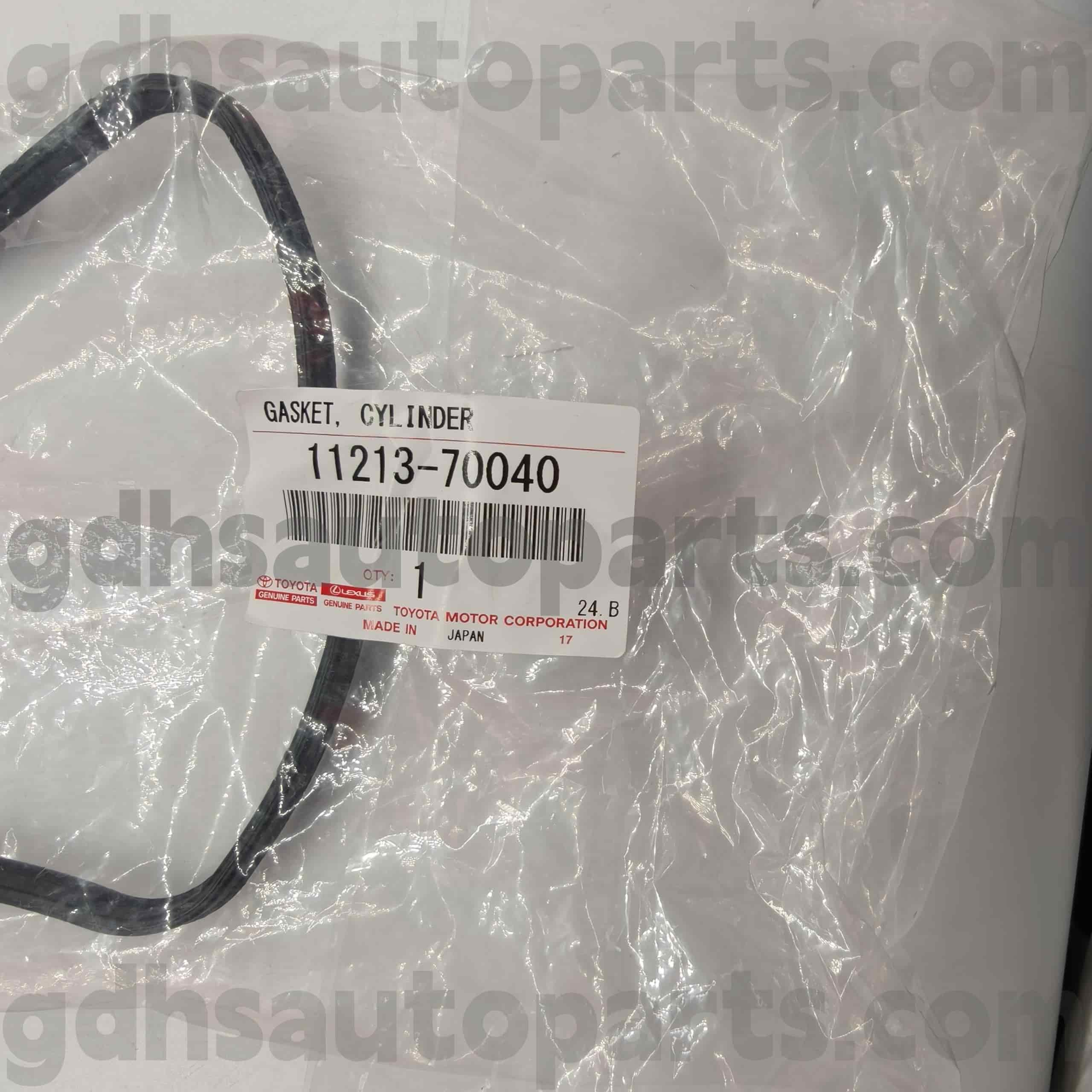 11213-70040 Toyota Genuine Parts Valve Cover Gasket for CRESTA, CHASER, CROWN Chassis NO.1GFE GXE10