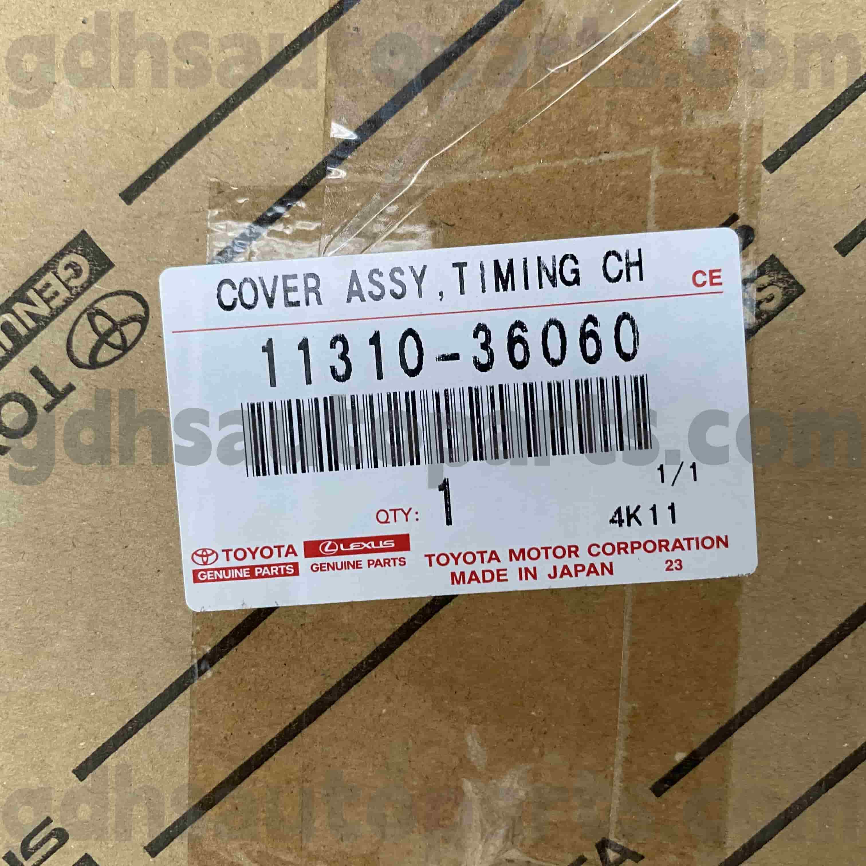 11310-36060 Toyota Genuine Parts Timing Cover for HARRIER，LEXUS NX SERIES Chassis NO.8ARFTS..AGL2#
