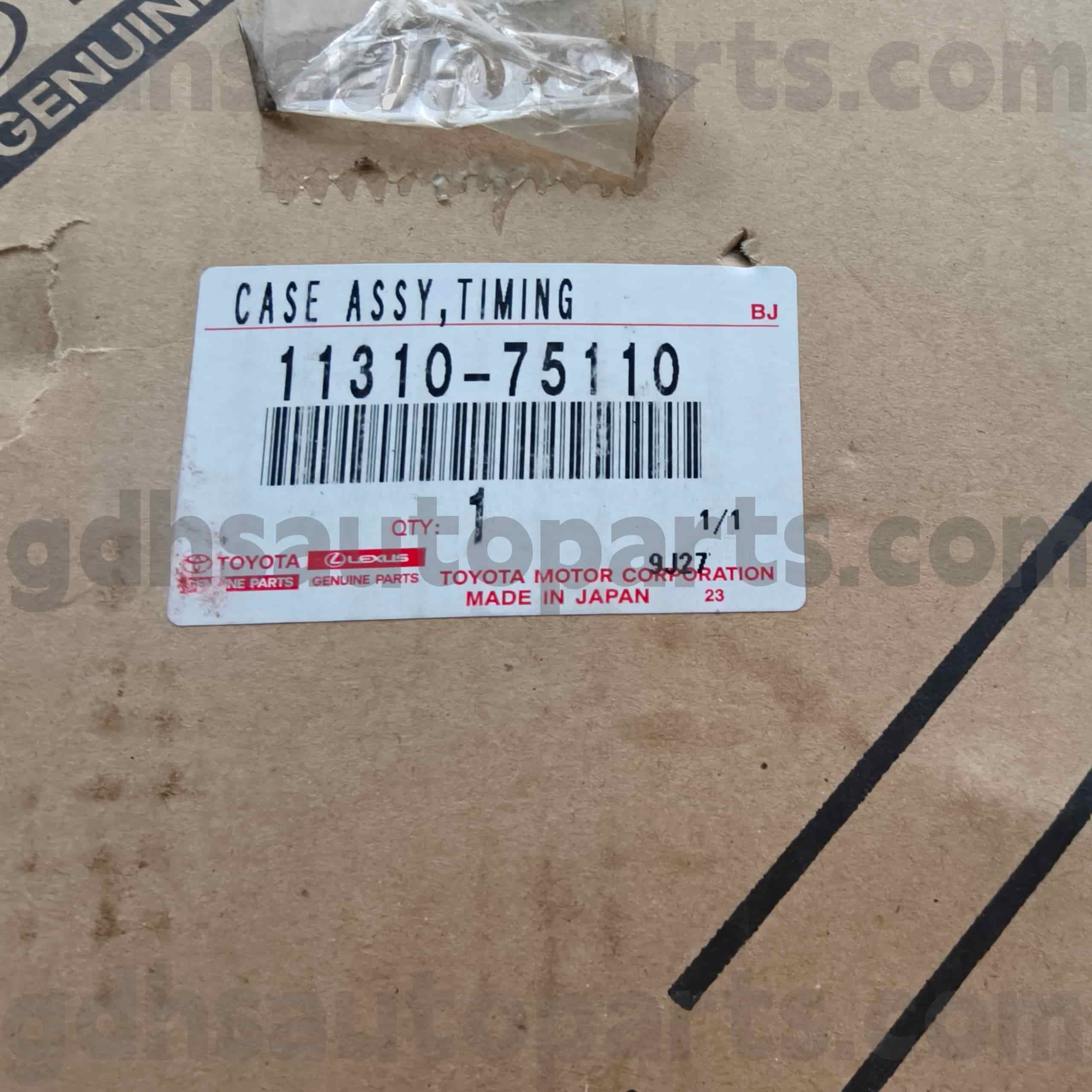 11310-75110 Toyota Genuine Parts Timing Cover for LAND CRUISER PRADO, TACOMA Chassis NO.TRJ150