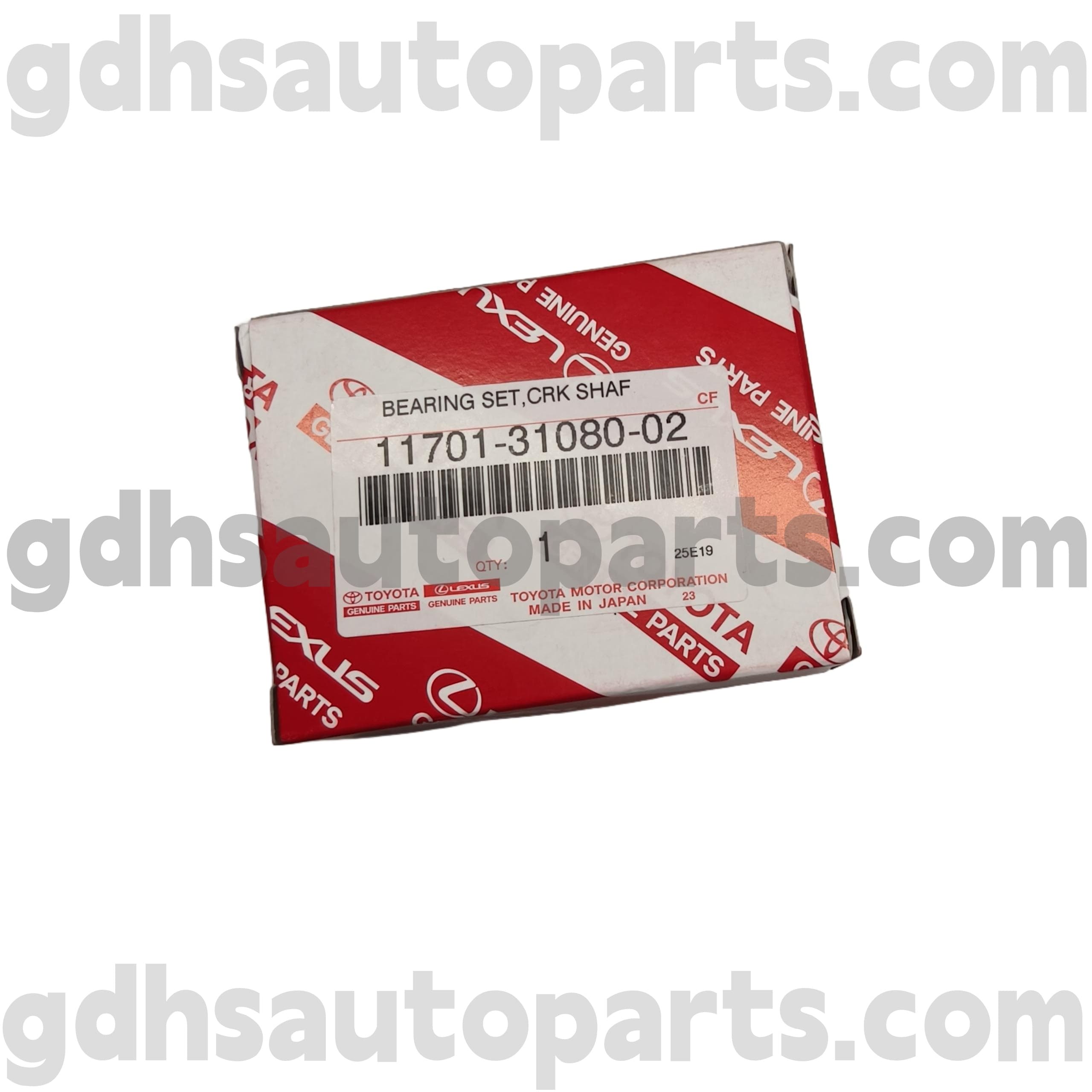 11701-31080-02 Suku Cadang Asli Toyota Crankshaft Bearing Cap Shell untuk LAND CRUISER, TACOMA Chassis NO.GRJ150