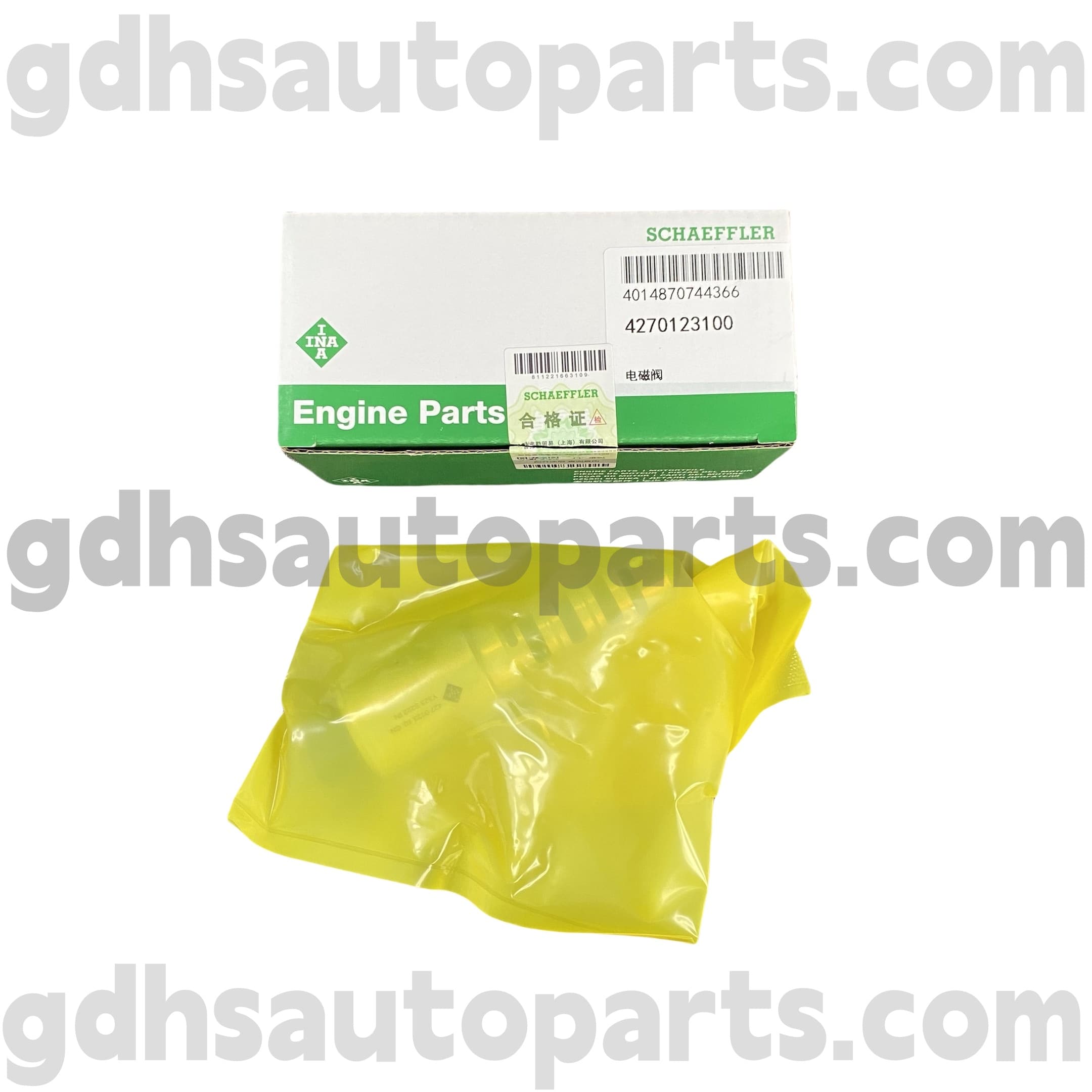 4270123100 Penatanan Camshaft Ina Camshaft Solenoid kanggo ROVER ROVER Evoque, Land Rover Freelander 2, ROVER ROVER OE NO. Lr024995