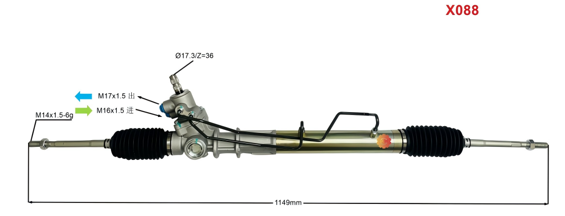 44250-22222 Aworks® Automotive Steering Gear