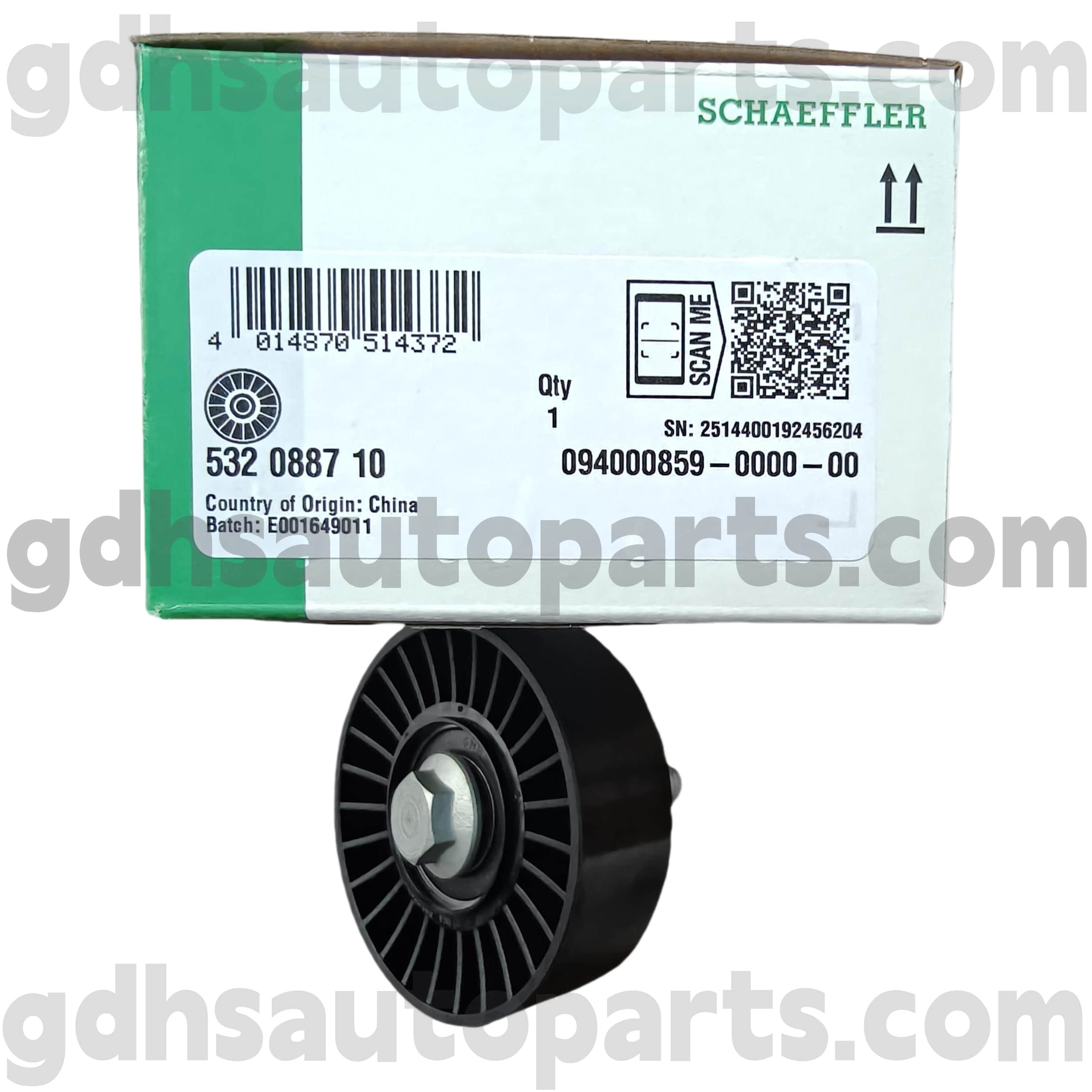 5320887100 Schaeffler Ina Timing Sabuk Pullley kanggo Range Rover Velar, New Rover evoque, ROVE Rover evoque oe no.lrr071758