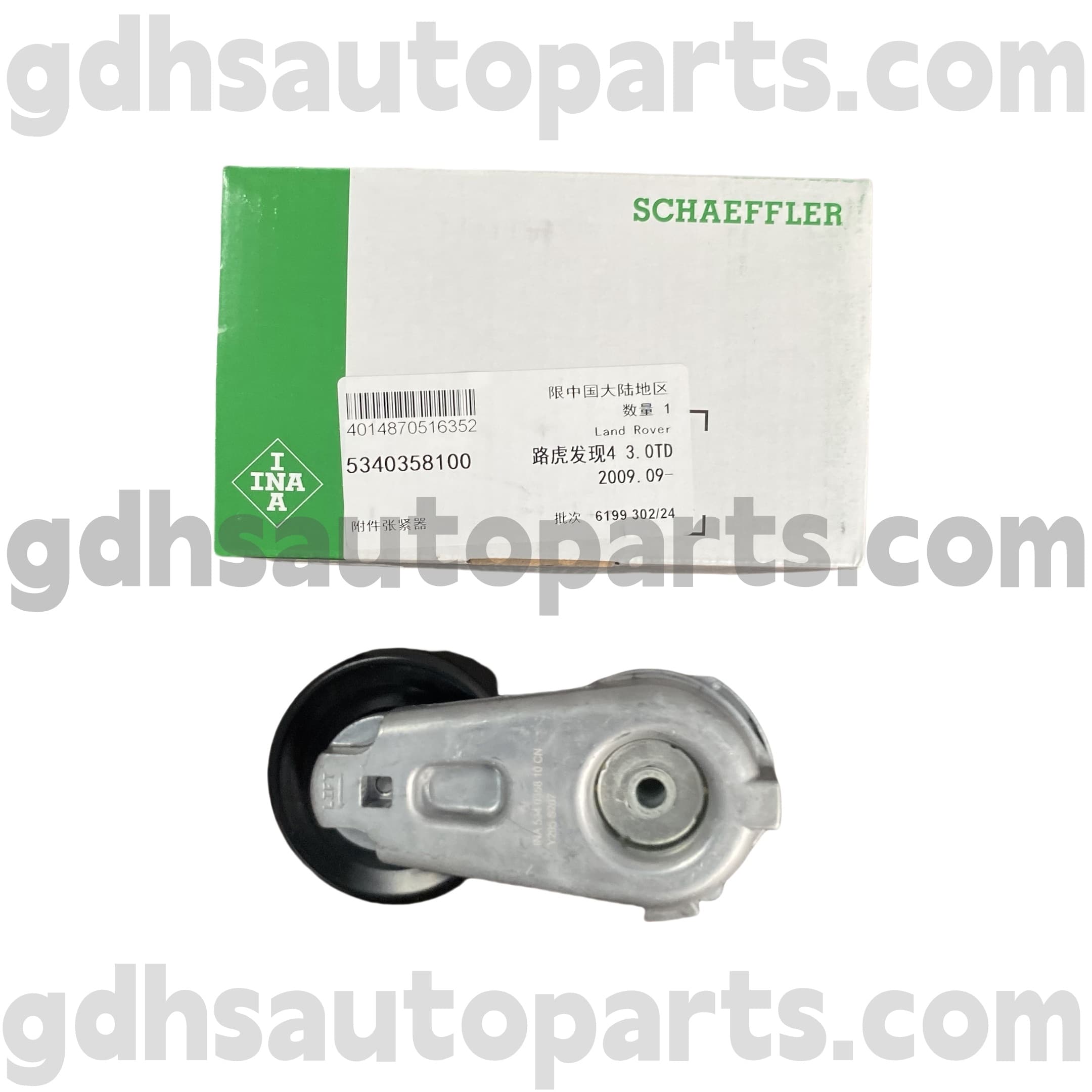 5340351100 Schaeffler Ina Drive Tensioner SCHAefler kanggo olahraga ROVER, Land Rover Discovery 3, Tanpa Land Rover Discovery 4 OE NO. LR016140