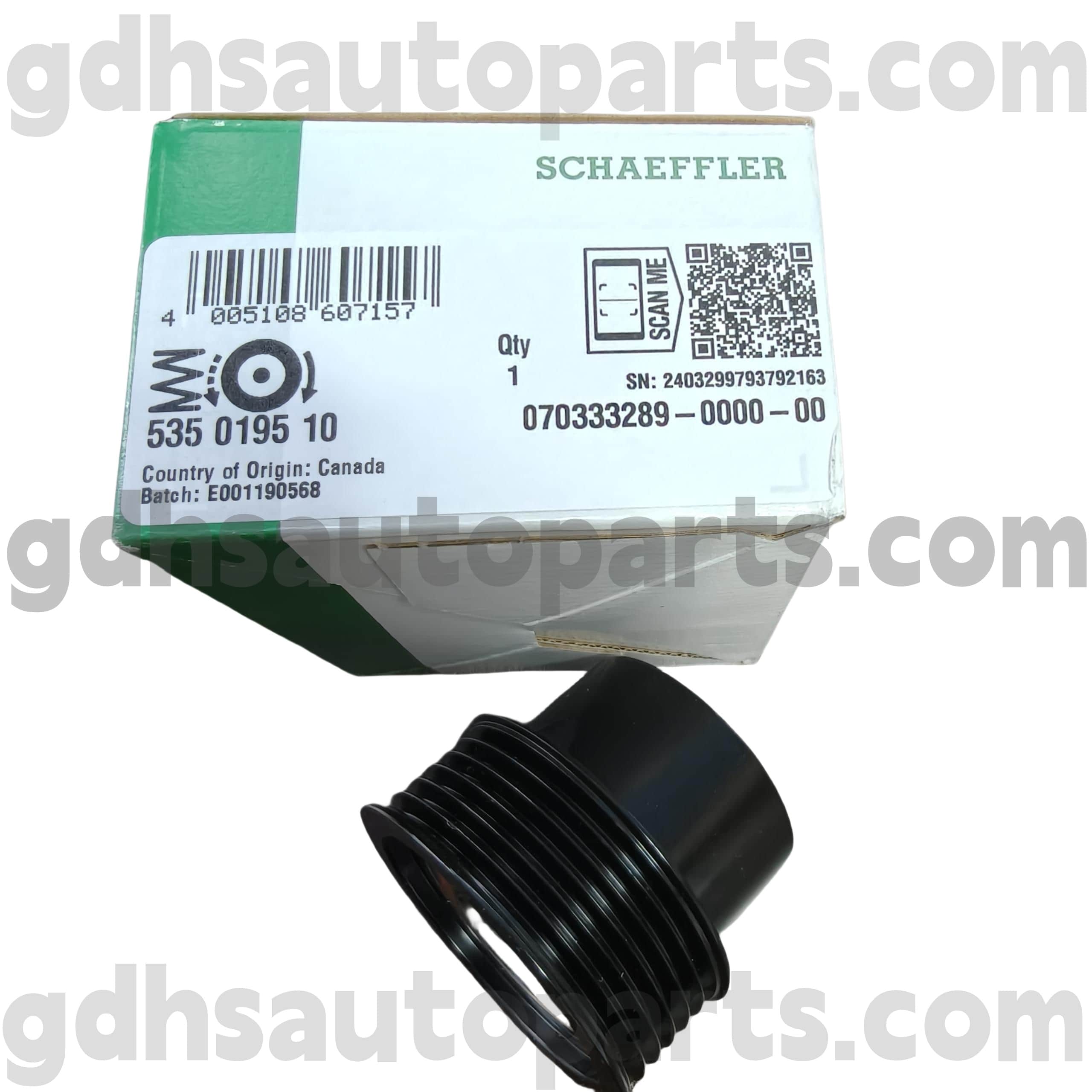 5350195100 Schaeffler Ina Idler Pulley kanggo tanah Rover Freelander 2 OE NO. Lr005993