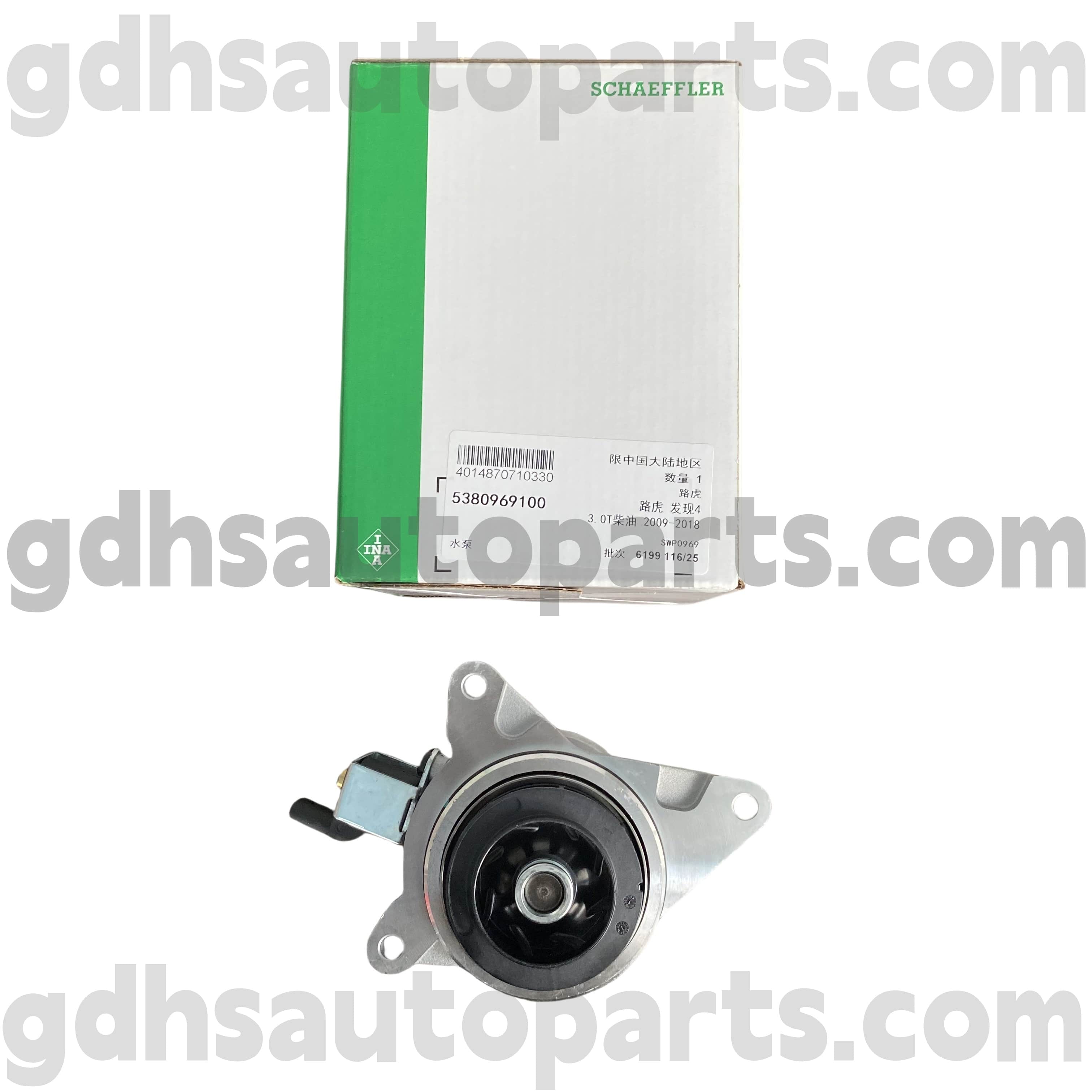 5380969100 Pump Water Schaeffler Ina, Range Rover Olahraga, Land Rover Discovery 4, Range Rover Oe No.lr089625