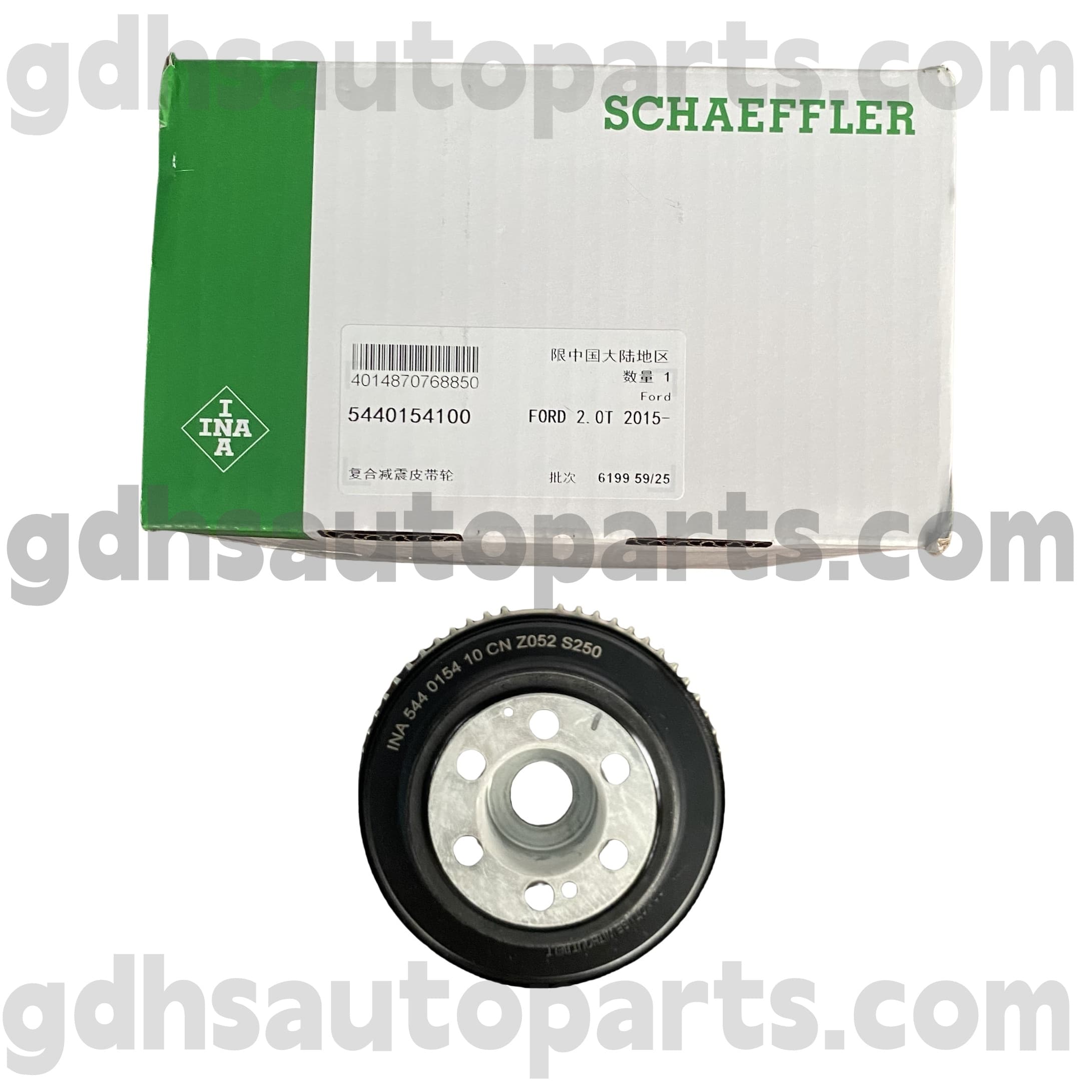 5440154100 Schaeffler Ina Crankshaft Timing Belt Pullley kanggo Range Rover, Rover Olahraga Ose, Range Rover Olahraga, Discovery Ose No.LR078547