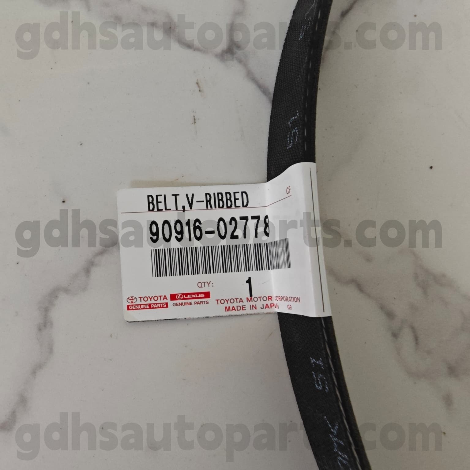 90916-02778 Toyota Toyota Engine Belt kanggo RAV4, Camry / Sato Chassis ora. A15afks..axaa54..eur