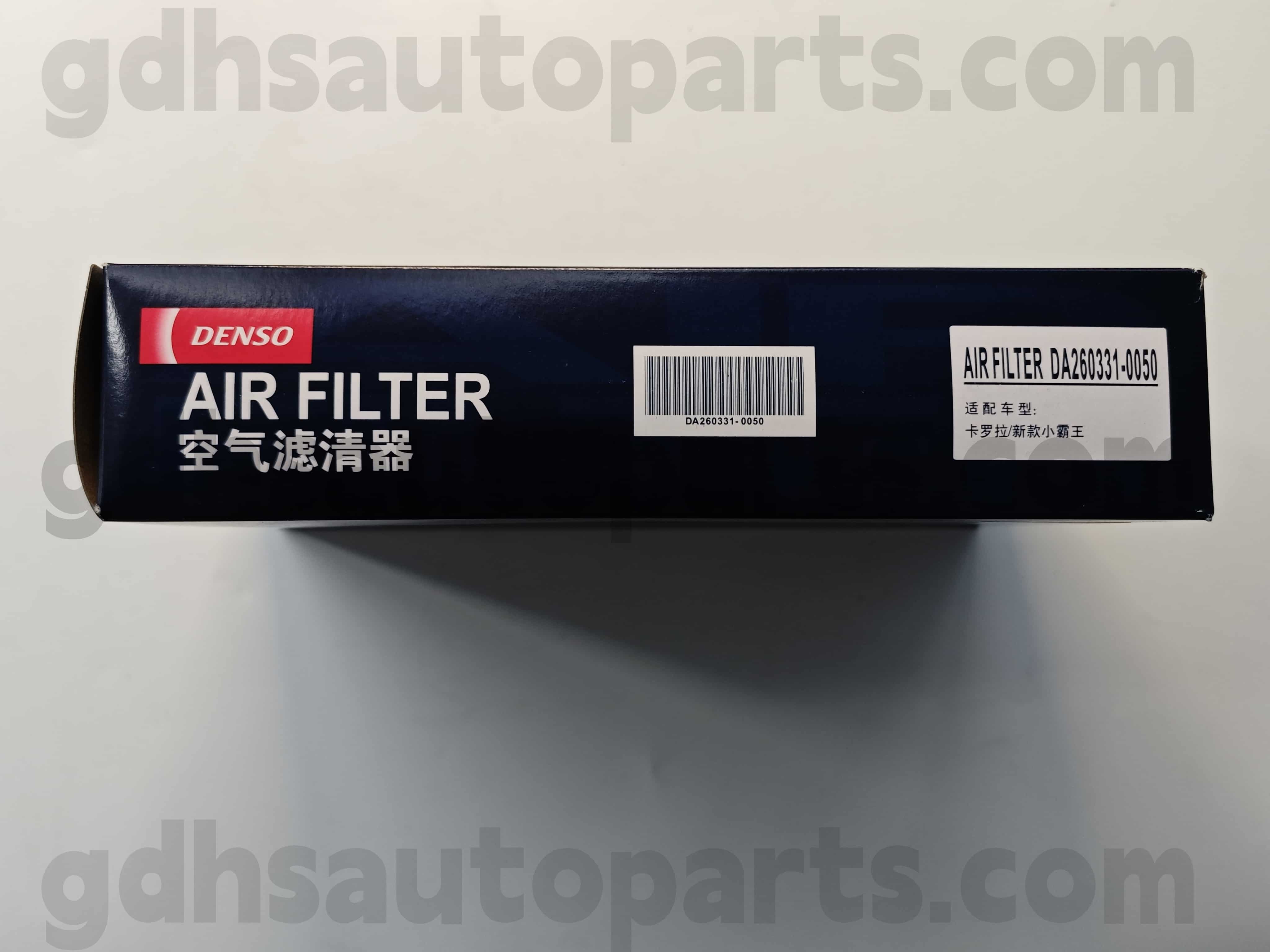 Filter udara Bagian Da260331-0400 Toyota Genuine Bagéan kanggo Camry Chassis ora. ACV4 # 51 ASV50 60 OE NO. 17801-azf09