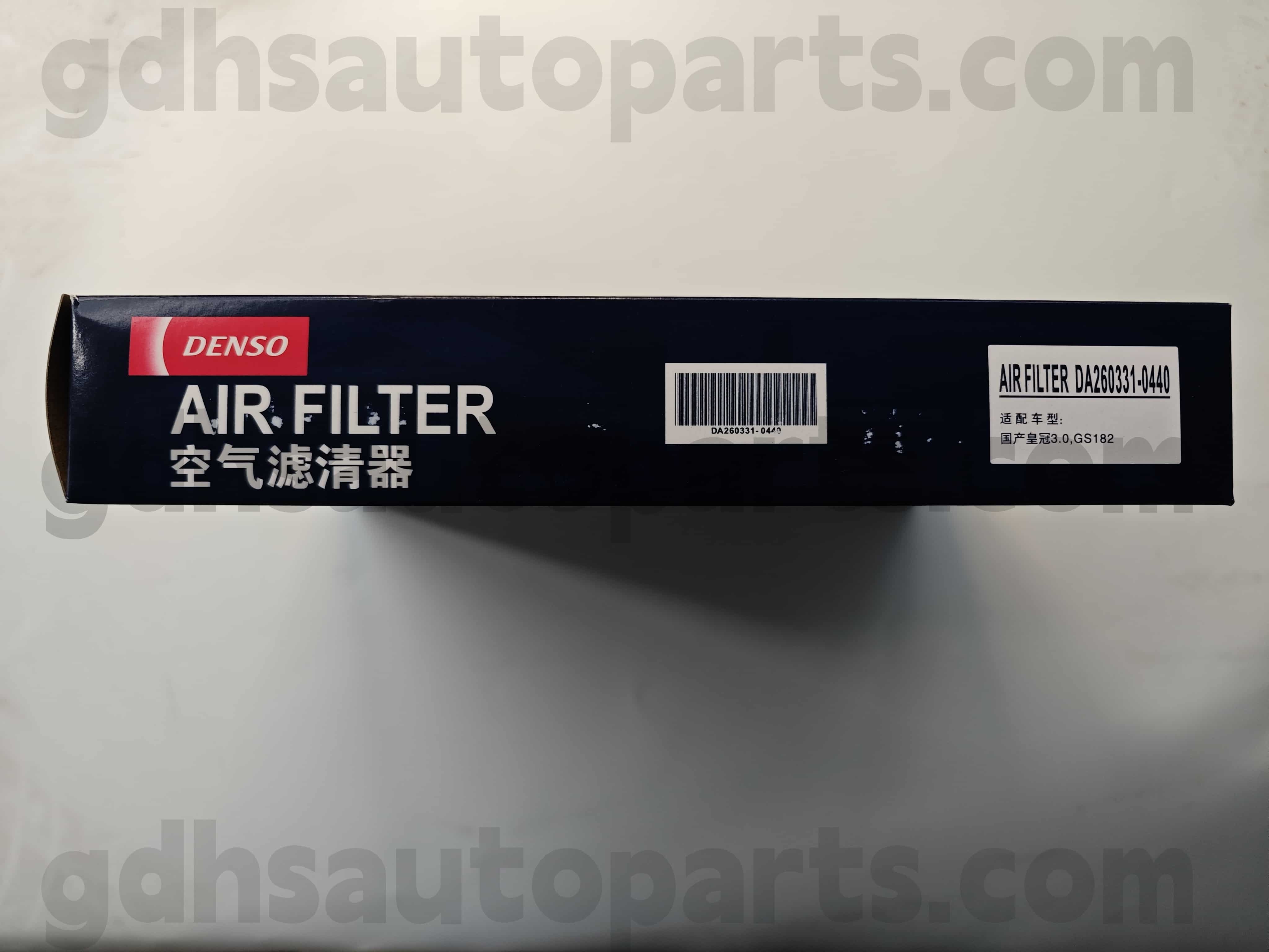 Da260331-0440 panyaring udara target Toyota kanggo Chassis Crown No. 3GRE, 5GRE..GRS18 # OE NO. 17801-0P02020
