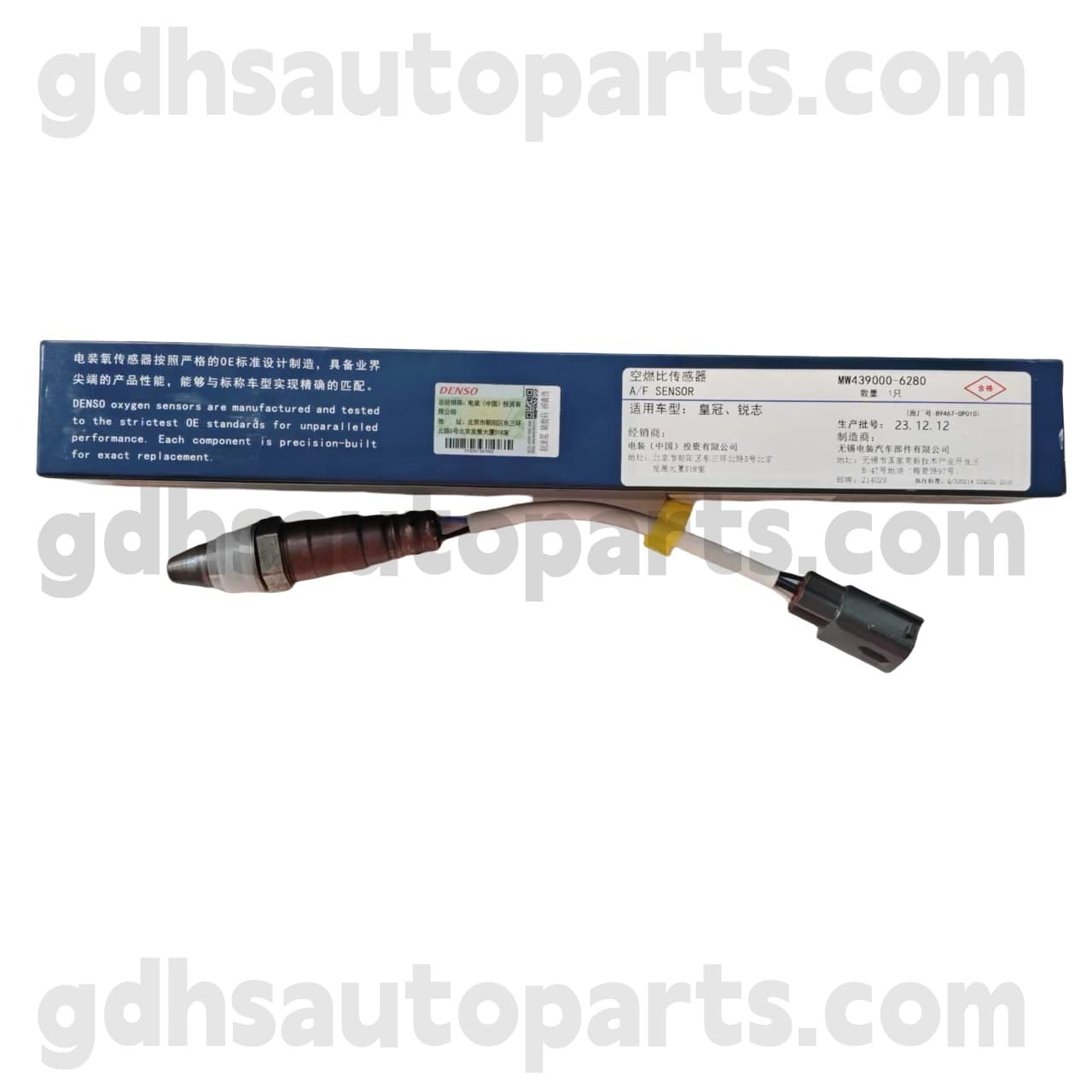 MW439000-6280 Toyota Sensor Oksigen MW43980 kanggo Rez, Chassis Crown No. GRS218 OE NO. 89467-0p010